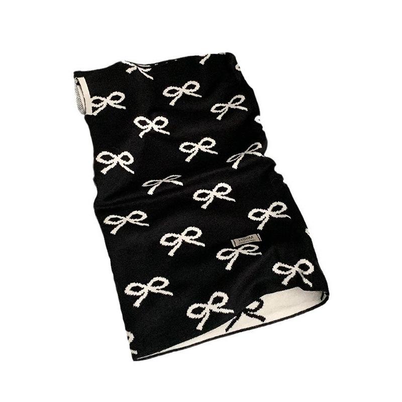 Leopard Neckerchief for Autumn Winter Windproof Old Proof Fashion Scarf Imitation Cashmere Leopard Print Versatile Neck Cover
