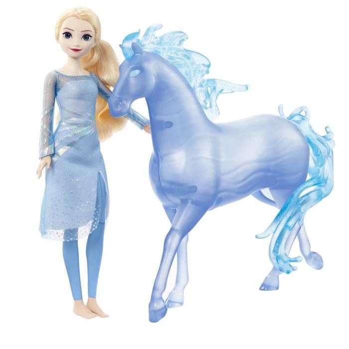 Mattel Disney Frozen Elsa/Knock [Doll with Vehicle]HLW58 [Elsa & Nokk] 43.18 x 8.89 x 32.46 cm