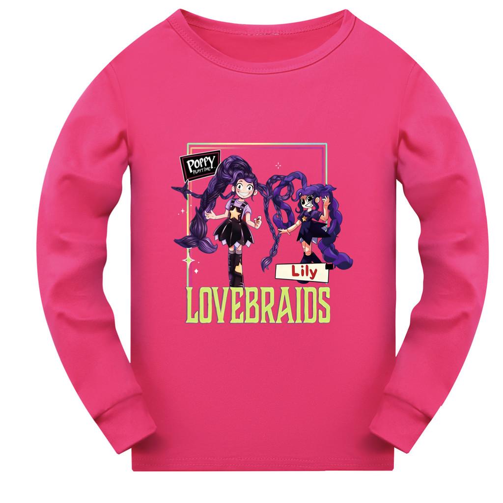 5594 Kids Girls Lily Lovebraids Long Sleeves Regular T-Shirt