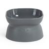 High-Foot Cat Bowl: Non-Slip, Anti-Tip, Slanted Design for Pet Neck Protection.