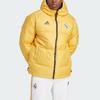 Adidas Real Madrid Dna Reversible Hooded Down Jacket With 600 Fill Power And Logo Print Men Outerwear Ink-Blue HY0609