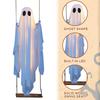Halloween Glowing White Ghost LED Hanging Swing Ghost Horror Props with Fairy Light Indoor Outdoor Haunted House Halloween Decor