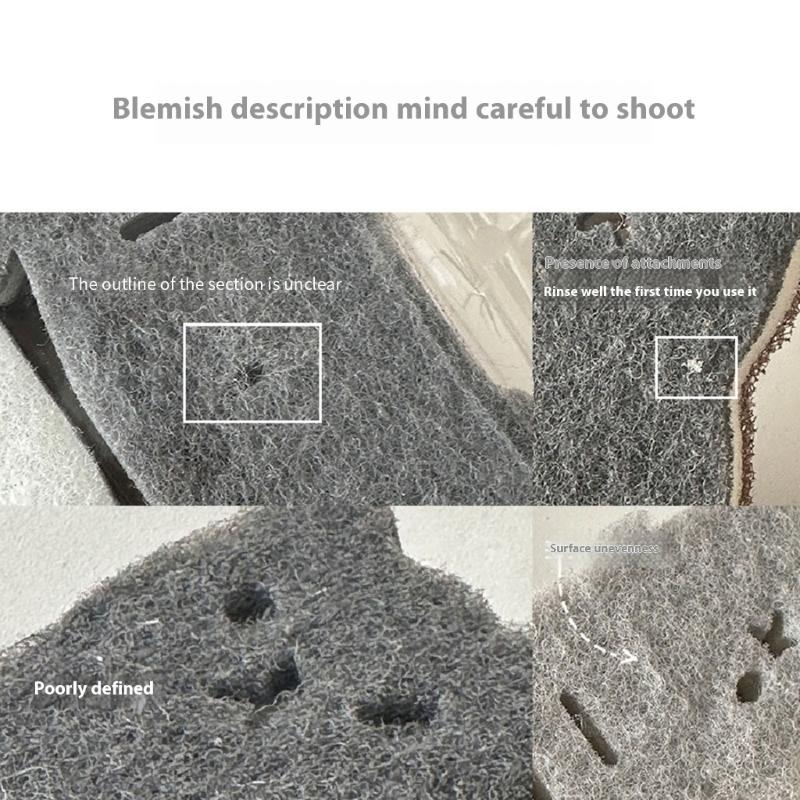 4PCS Cute Cats Shape Sponge Scrubber Thickened Reusable Design Not Abrasive Cleaning Tool for Dishes Utensils Surfaces