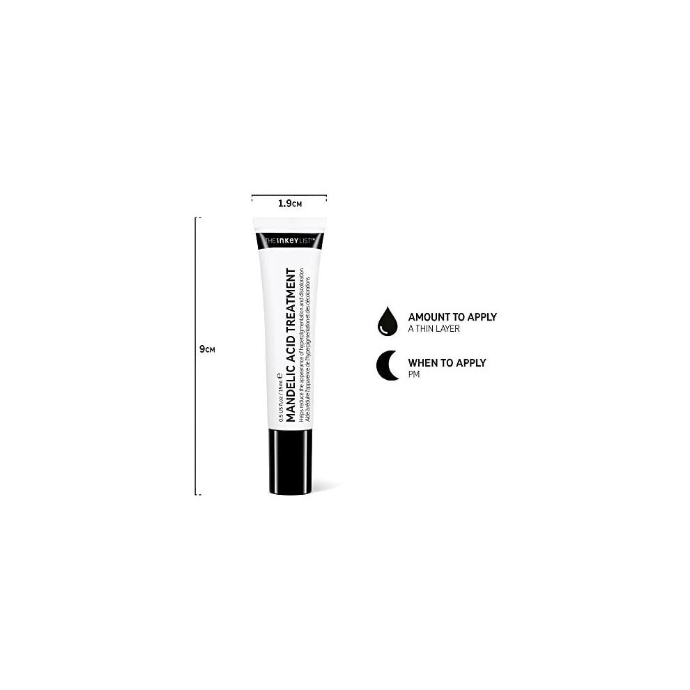 The INKEY List Mandelic Acid Treatment Helps Reduce Discoloration and Hyperpigmentation caused by acne 15ml