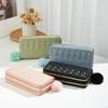 Rivets Woman Clutch Wallet Soft Plush Ball Square Card Bag Simple Women Long Purse  Female