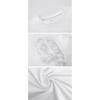 Frühlings-Unifarbenes Oberteil Sexy Rundhals Spitze Kurzarm T-Shirt