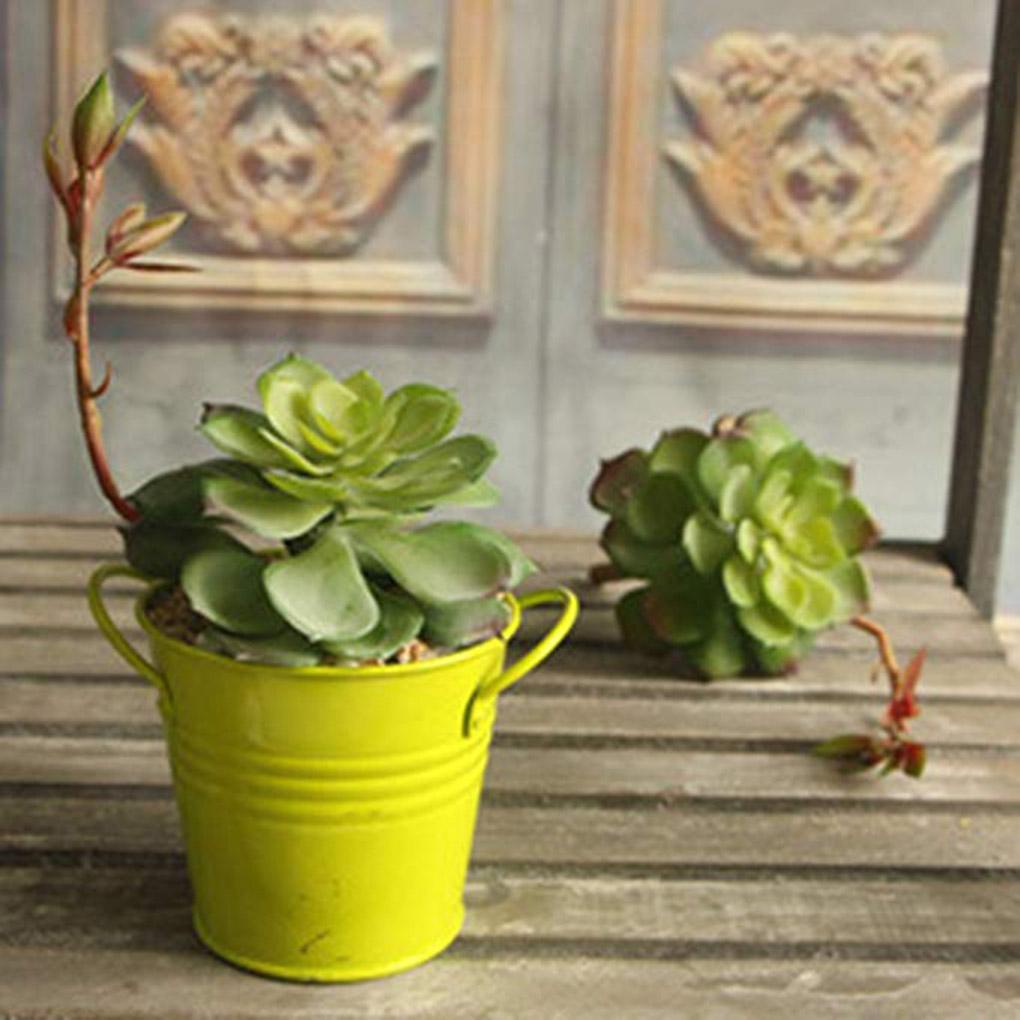 Simulation Succulent Plant Plastic Flowers Decoration 3D Potted Bonsai Ornaments