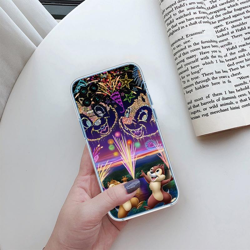 Chip N' Dale Transparent Phone Case for Motorola Moto Edge 20 30 40 50 S30 Fusion Ultra Pro Neo Lite + G200 G23