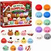 Soft Christmas Dumpling Advent Calendar Slow Resilience Fidget 24-Day Countdown Calendar Decompression Anxiety Relief