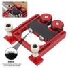 New Stock Guide Roller Aluminum Alloy One-Way Table Saw Feeding Guide Roller Adjustable Featherboard Anti-Rebound Feather Board