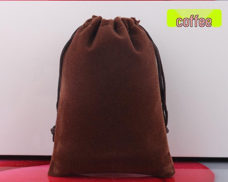Luxury Velvet Drawstring Pouch for Jewelry, Earphones, Power Bank & More (Small/Large)