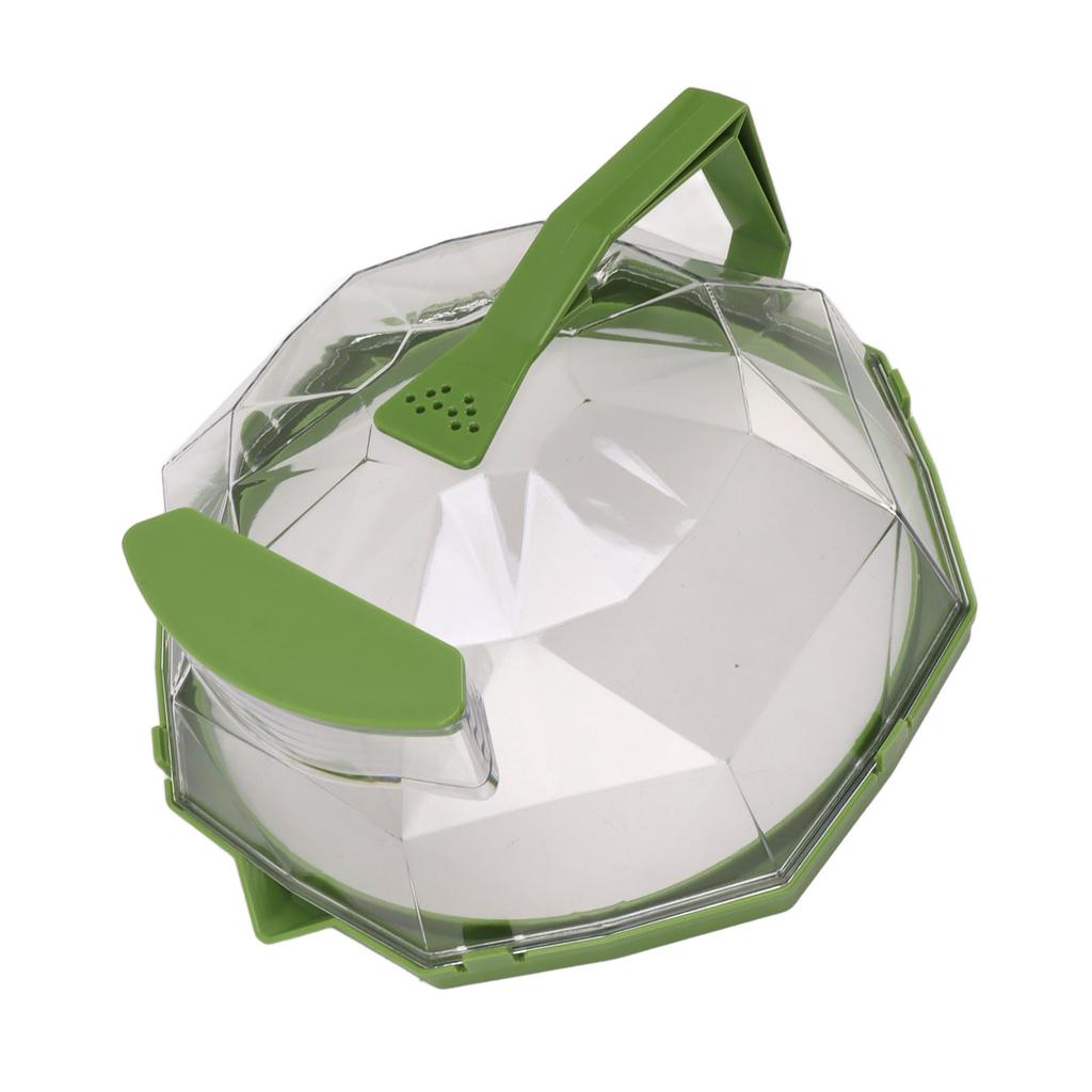 Microwave Splash Heating Cover PC Food Splatter Guard with Extension Handle for Kitchen Cooking