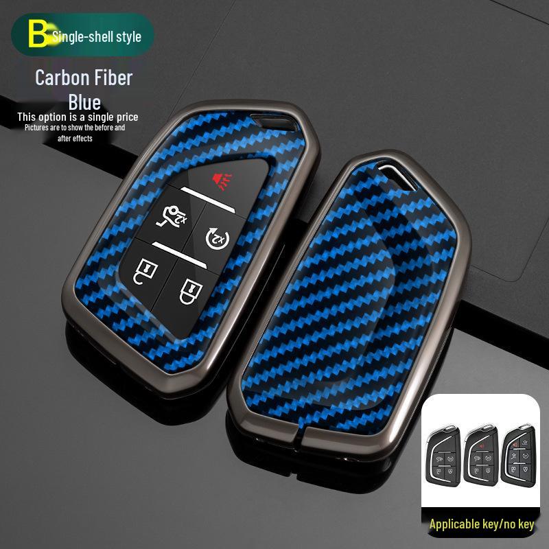 Premium Key Case for Cadillac XTS, SLS, Seville, CTS, SRX, Escalade, ATS - Men's Luxury Accessory