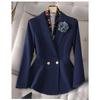 Autumn Waist Slimming Jacket Blazer Pencil Pants Two Piece Set Elegant Women's Office Suit Set Outfits