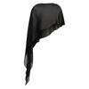 Irregular Womens Cape Chiffon Mesh Shrug Summer Sheer Cape Shawl  For Wedding Evening Party