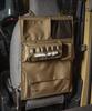 GORDON MILLER Car Cordura Seatback Pocket, Coyote Beige, 1646559