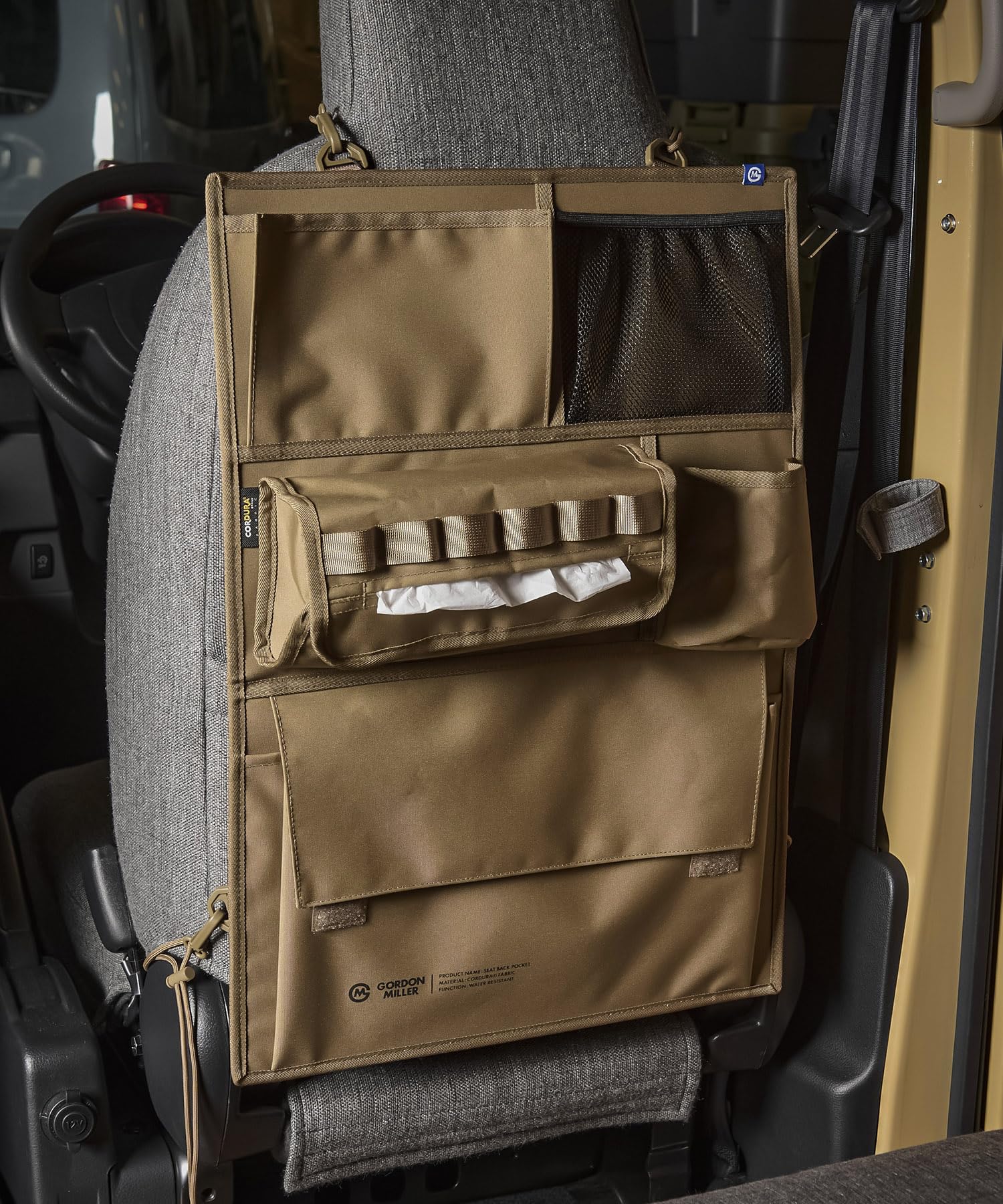

GORDON MILLER Автомобильный карман на спинку сиденья Cordura, Койот Бежевый, 1646559