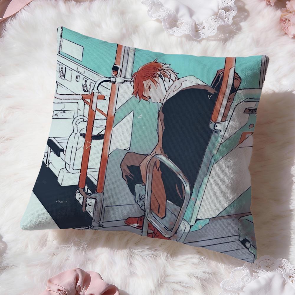 Anime G-Given Cartoon Cushion Cover Premium Comfort Reversible Pillow Cove -Two in One Design for Any Room & Car Interior