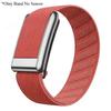 Nylon Fitness Band for Whoop 5.0 Strap for Whoop 5.0MG Woven Elastic Sports Strap with Gold/Silver/Rose Gold Metal Frame