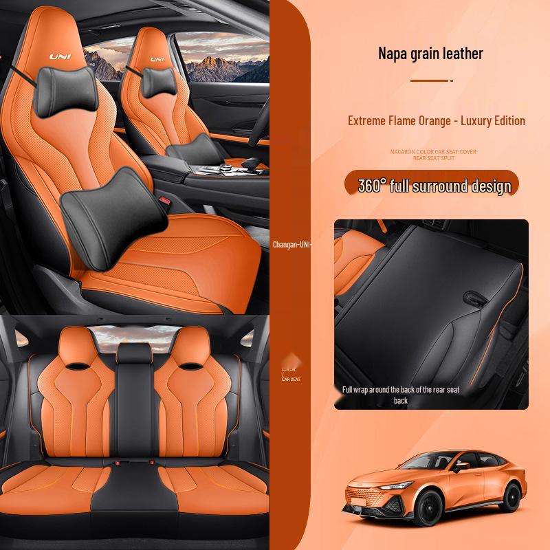 Fully Enclosed, Breathable Seat Covers for 2022-25 Changan Univ - Perforated Summer Car Cushions