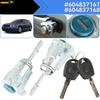 2x Door Lock Cylinder Key 604837167 For VW Golf 4 MK4 Bora A6 Skoda Fabia Polo 1997-2009 Modification Accessories
