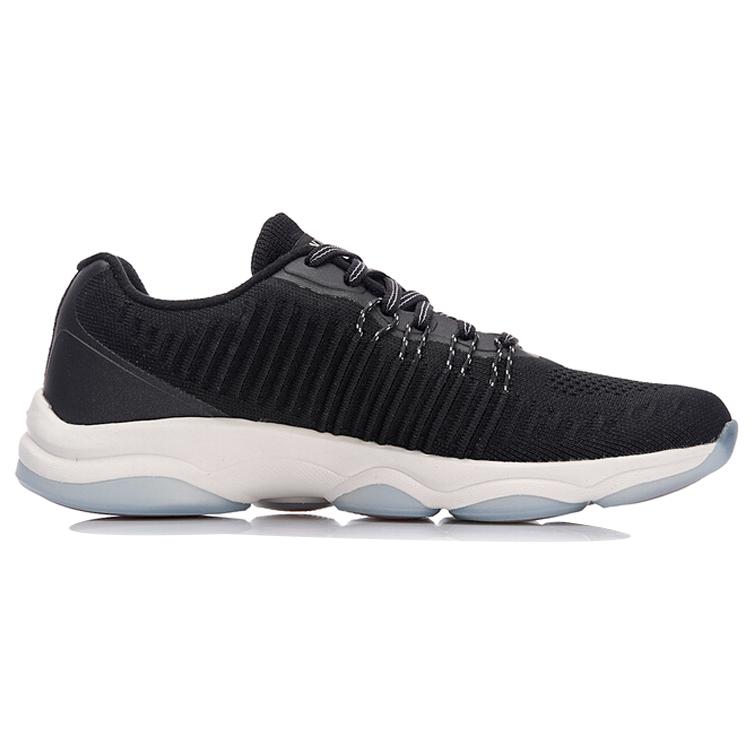 New LiNing Cushioning Breathable Lightweight Abrasion Resistant Slip Resistant Low Top Running Shoes Women's Standard Black AFJN004-2