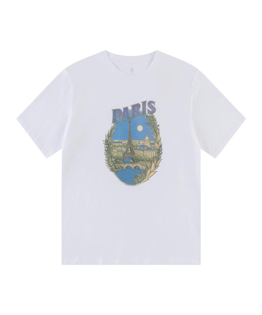Siyajyu Sitp5262 Paris Short Sleeve T-Shirt_White