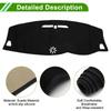 HOPESPANNER Dashboard Mat for Volvo Dashboard Protective Car Dash Suede Reduces Interior Custom Drive Only S60/V60/XC60 (2018-2022), Cover, Mat, Mat,
