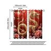 2 pcs   filtering curtains (excluding rods   non-movable   without batteries) Golden Dragon for use in bedrooms and living rooms