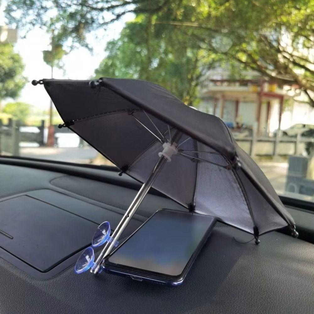 Anti-Glare Mobile Phone Umbrella 2 Suction Cup Cell Phone Sun Shade Cover Phone Sunshade Outdoor