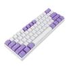 61 Keys 60% Mechanical Keyboard USB C Wired RGB Lighting Backlit Red Switch Gaming Keyboard for PC L