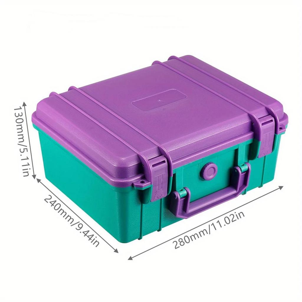 Multi-function Water-repellent and Moisture-proof Tool Box With Sponge Protection Portable Hardware Storage, Safety Instrument