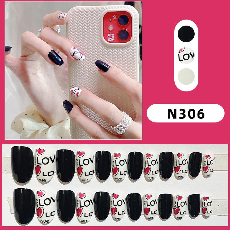 

Sweet Cool Spicy Girl Heart LOVE Graffiti False Nails - Cute, Unique Manicure Pieces