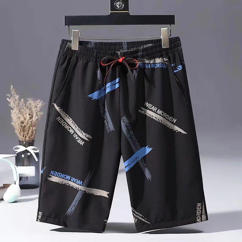 Pantaloni scurți sport cu imprimeu cu litere pentru bărbați Pantaloni scurți de sport vintage, respirabili, îmbrăcăminte pentru bărbați Pantaloni de sport casual Pantaloni scurți pentru bărbați