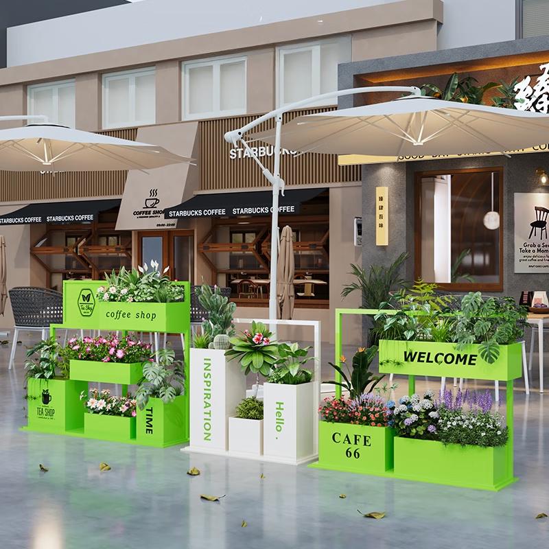 Iron Art Flower Stand Partition