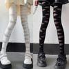 Goth Lolita Cosplay Bandage Design Soft Velvet Tights Women Sexy Cross Strap Bottom Stockings Costumes Punk JK Cute Girl Hosiery