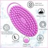 Soft Silicone Brush Wash Bath Shower Exfoliating Skin Fit For Baby Adult Bath Shampoo Head Massage Brush Supplies Siliconebrush XYZ