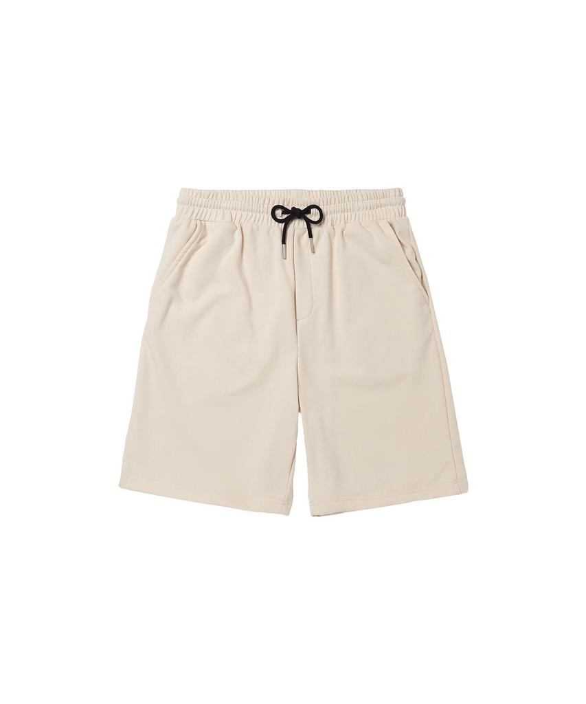 Laipeupeulipis Men'S Premium Wide Daily 5-Part Cotton Shorts Cream