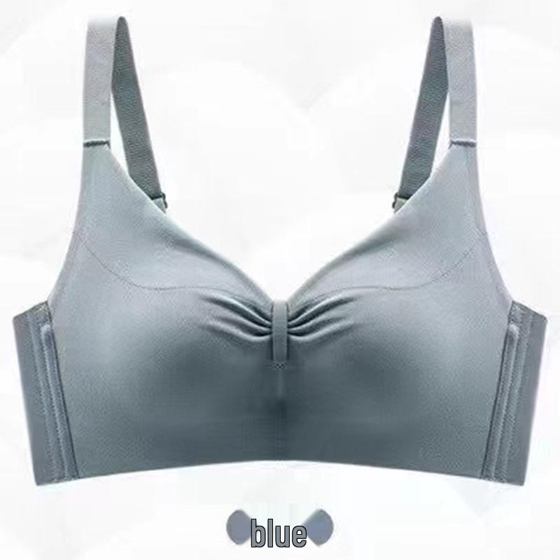 2502 Seamless Wire-Free Push-Up Bra for Small Busts, Solid Color, Medium Thickness, Magnetic-Free, Sexy Design