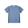 Lightweight Quick-Dry Printed Round Neck Drop Shoulder T-Shirt Men Tops Blue AE0809-449