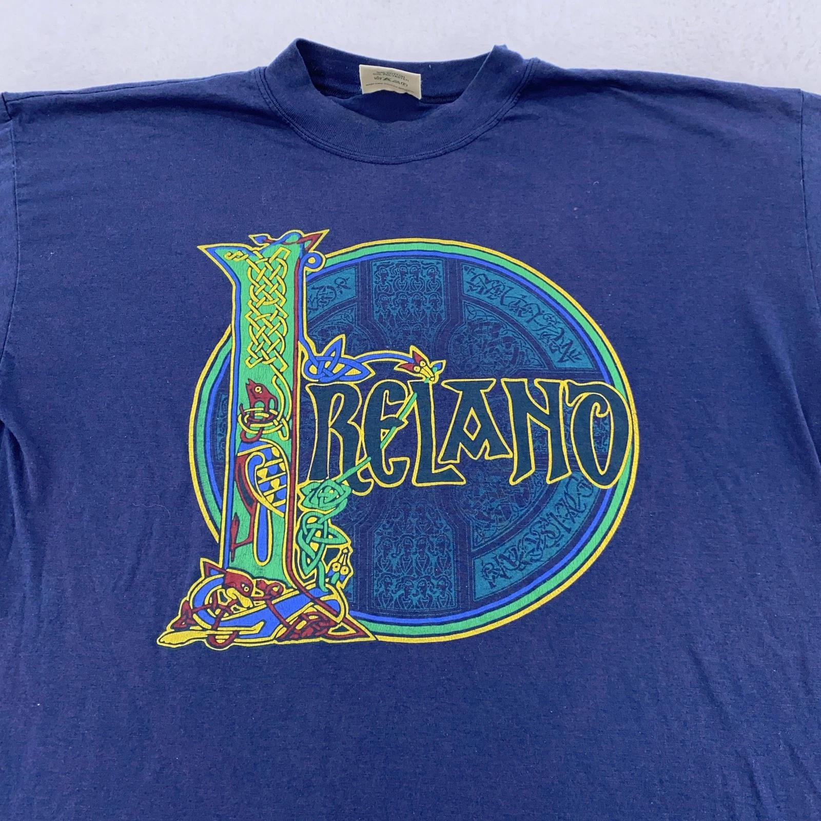 Vintage Blarney Ireland Shirt Mens M/L Celtic Graphic Irish Souvenir 90s Tee XL