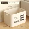 Rectangular Plastic Storage Box with Lid - Home Organizer for Snacks and Sundries