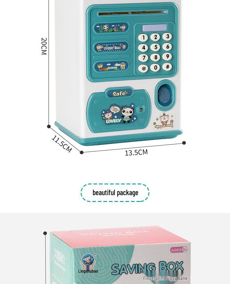 Child's Durable Password Piggy Bank - Large, Drop-proof, Removable & Stylish Gift Toy