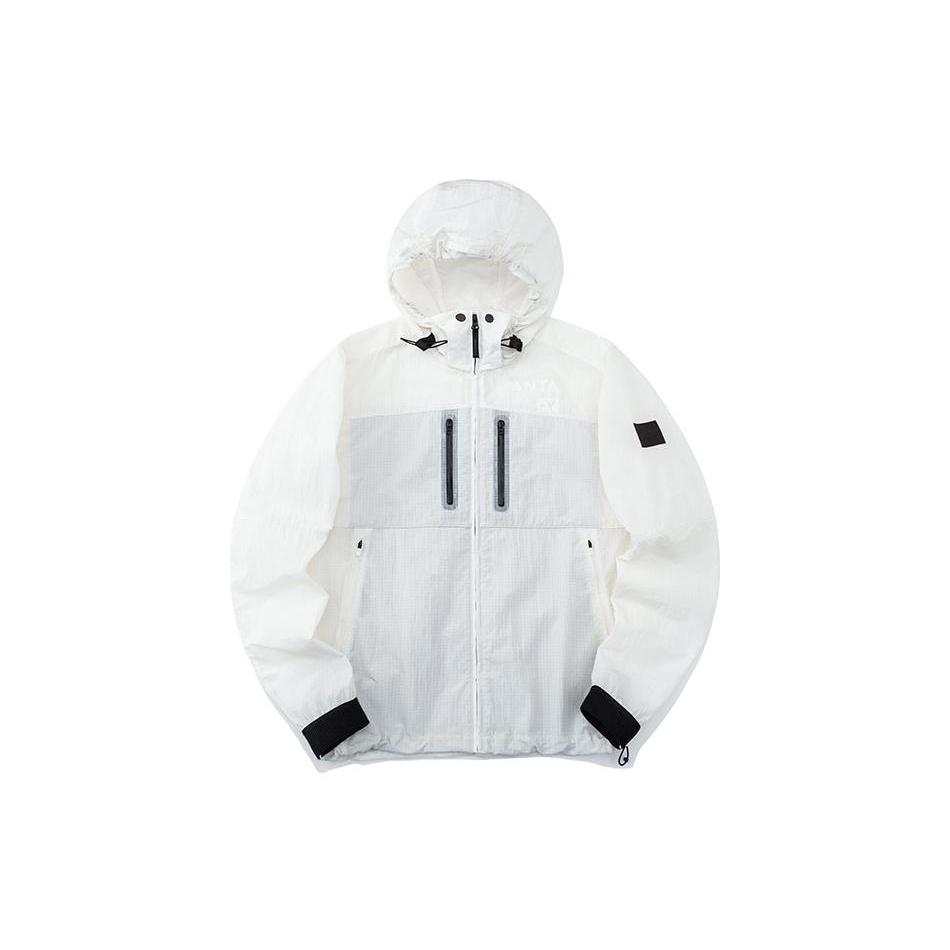 ANTA Jackets Men s White Hooded Moderate Other 152220623-3 XXL
