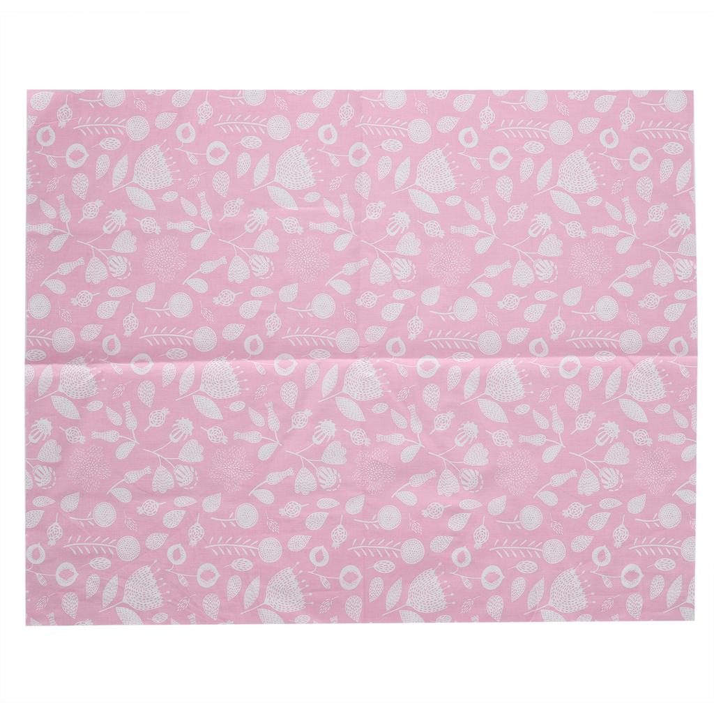 6Pcs Cotton Fabric Twill Printing Cloth Quilting Sewing Craft 50x40cm(Pink(6 colors) )