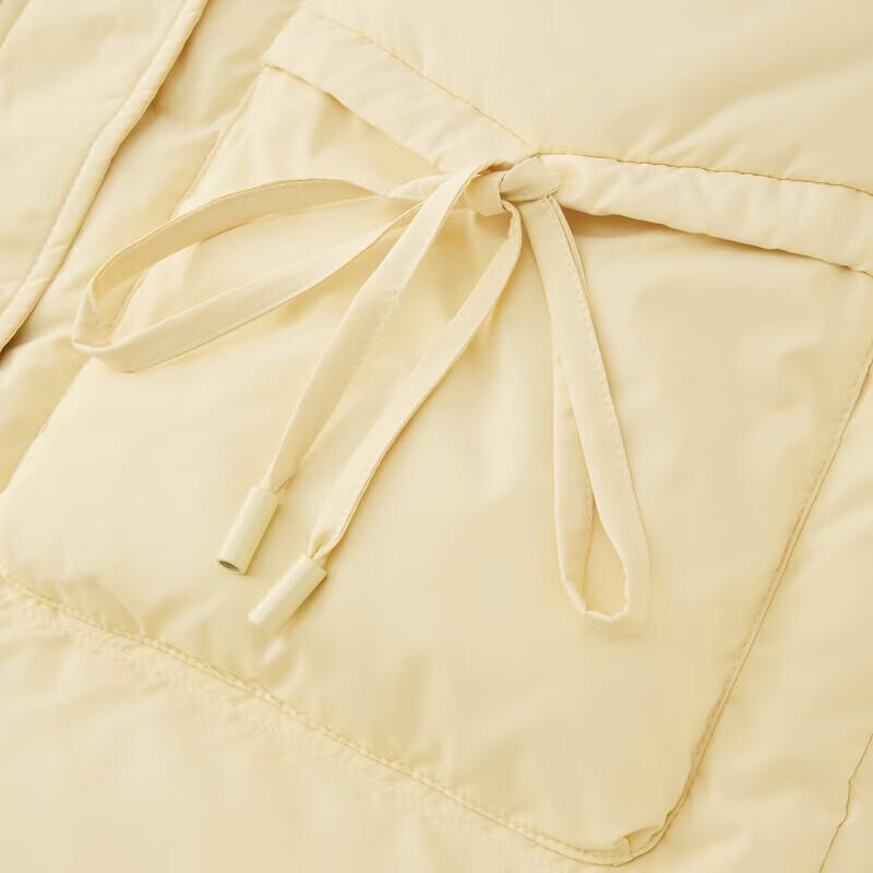 IEF Women's 2024 Winter French-Style Large Lapel Down Jacket