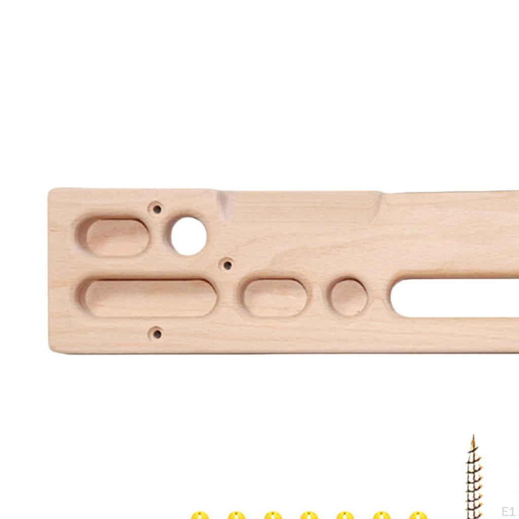 Climbing Hangboard Rock Fingerboard Building Core Strength Pull up Hand Grip