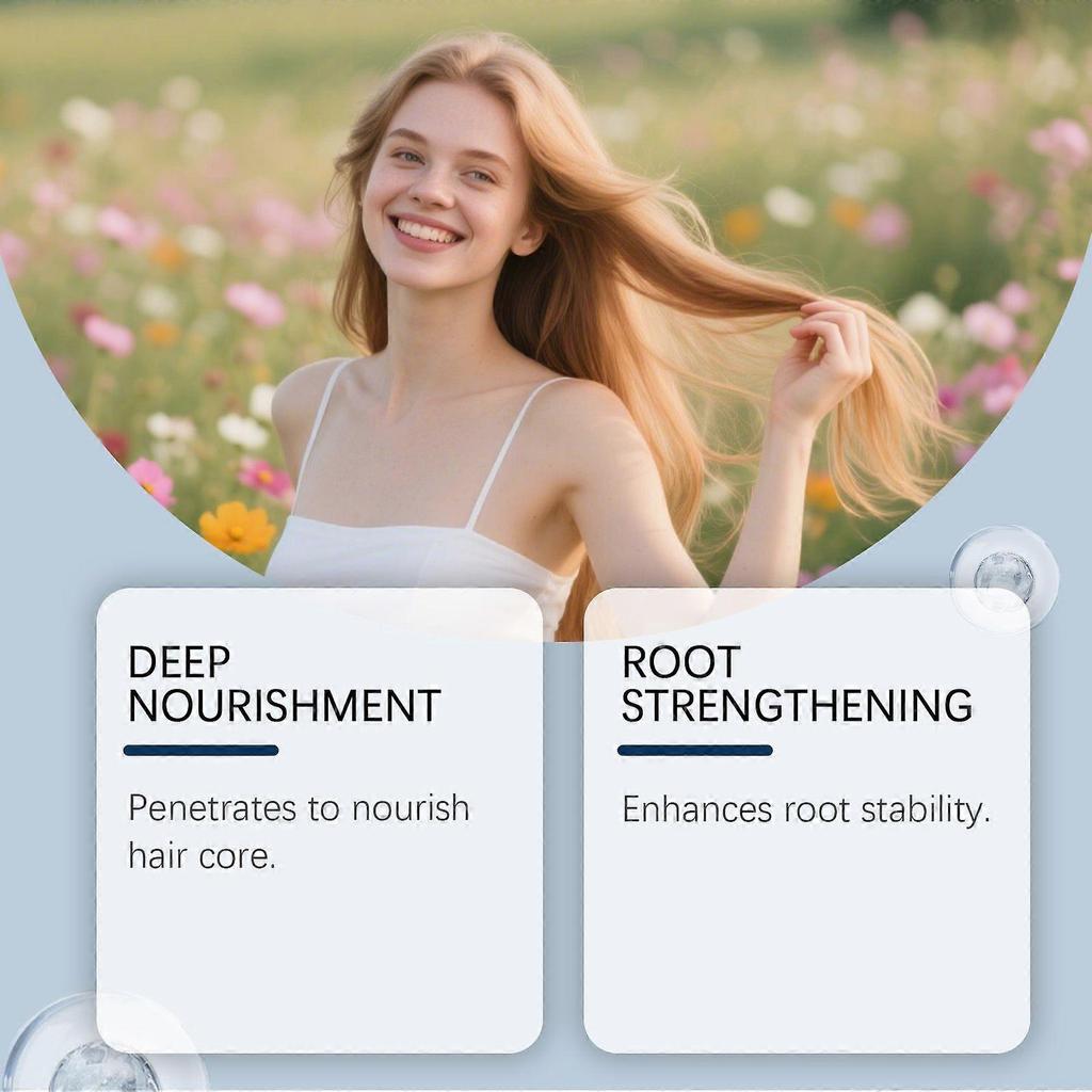Limited time!!Hoegoa Hair Care Roll-On Essence Gentle And Nourishing Root Care For Voluminous, Smooth, And Shiny Hair