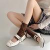 Spring and Summer Thin Socks Women's Ballet Style Calf Pile Pile Foot Socks Japanese Ins All-match Leggings