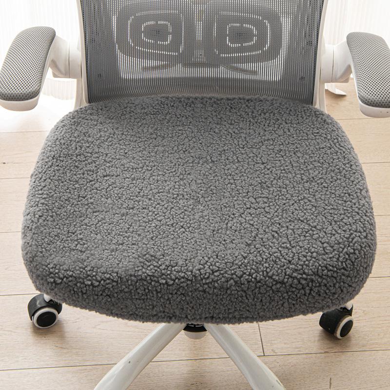 1 Stück Polyesterfaser Elastische Stuhl Sitzbezug DIY Büro Stretch Stuhl Schutzhülle Computer Drehstuhl Sitzbezüge Überwurf